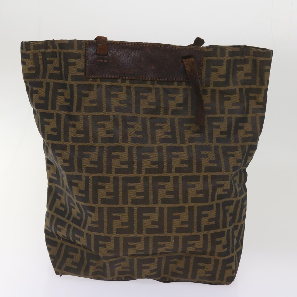 FENDI Zucca Canvas Clutch Bag 2Set Black Brown 66087