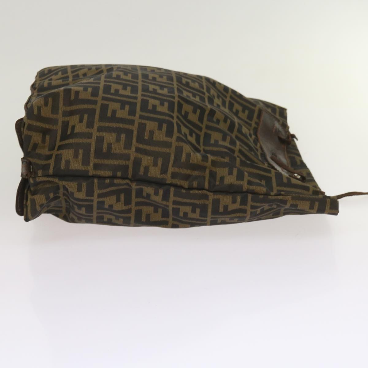 FENDI Zucca Canvas Clutch Bag 2Set Black Brown 66087