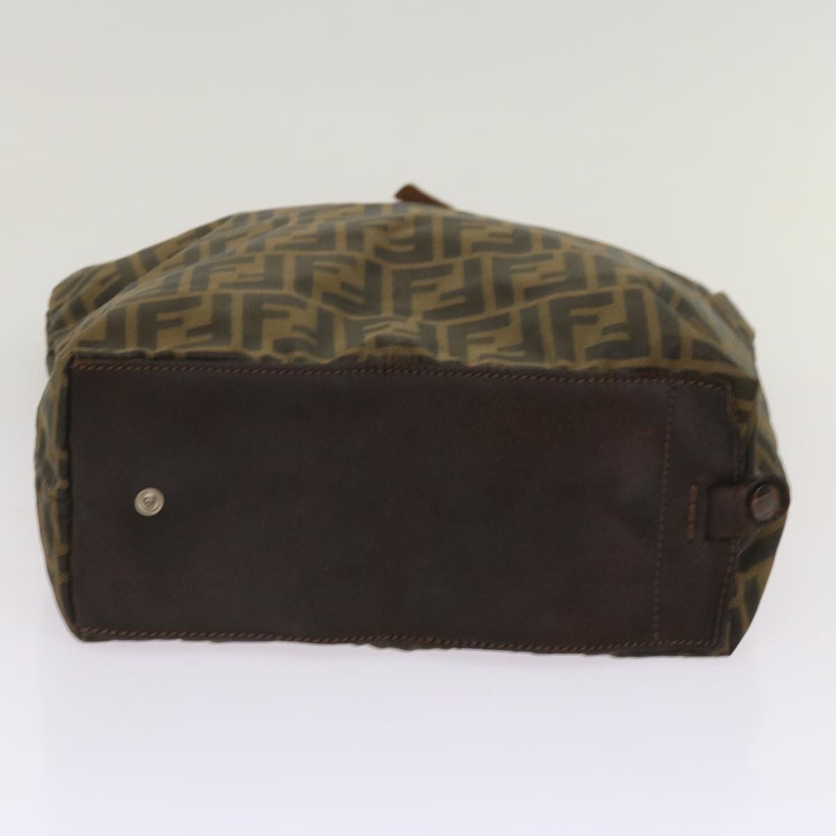 FENDI Zucca Canvas Clutch Bag 2Set Black Brown 66087