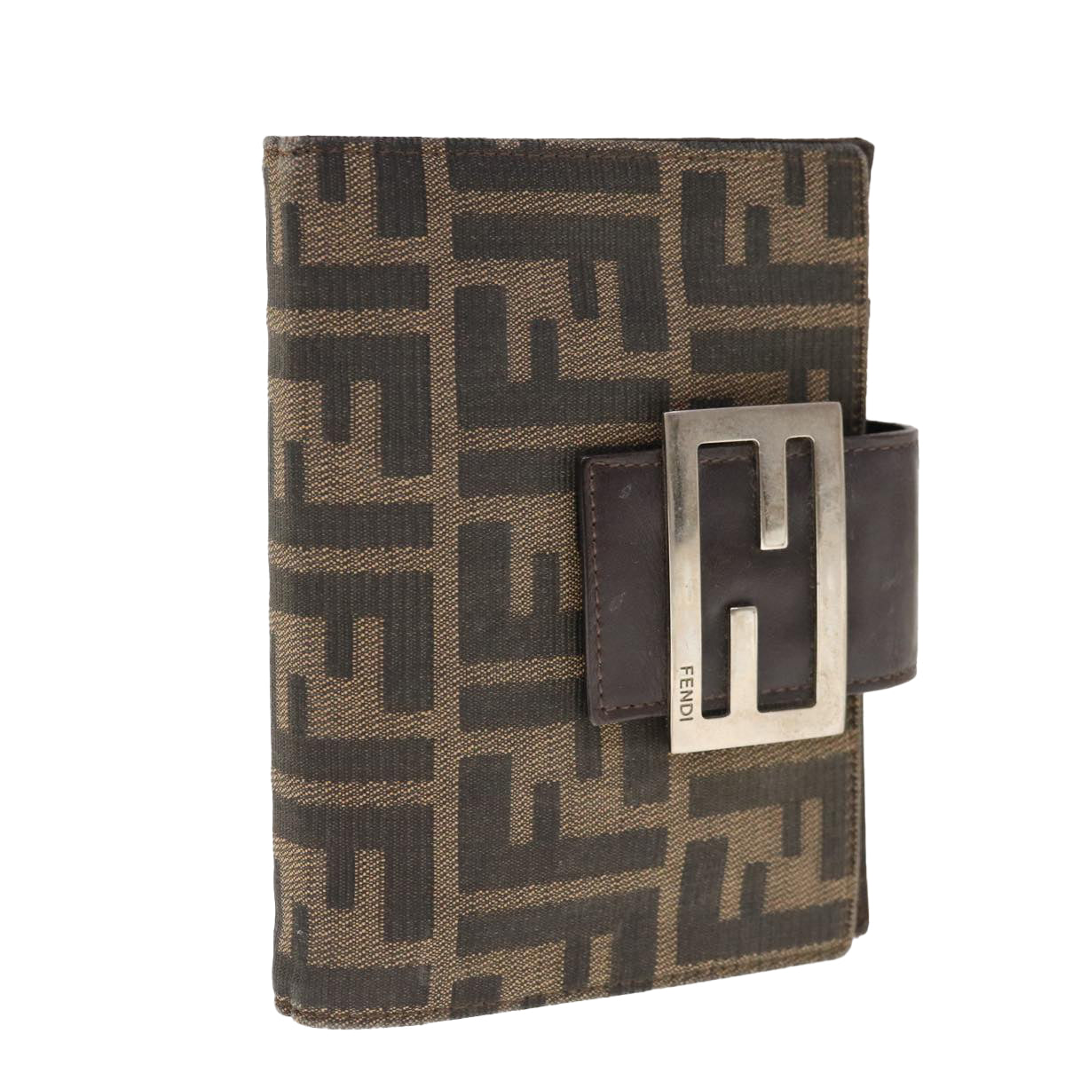 FENDI Zucca Canvas Day Planner Cover Brown 66144