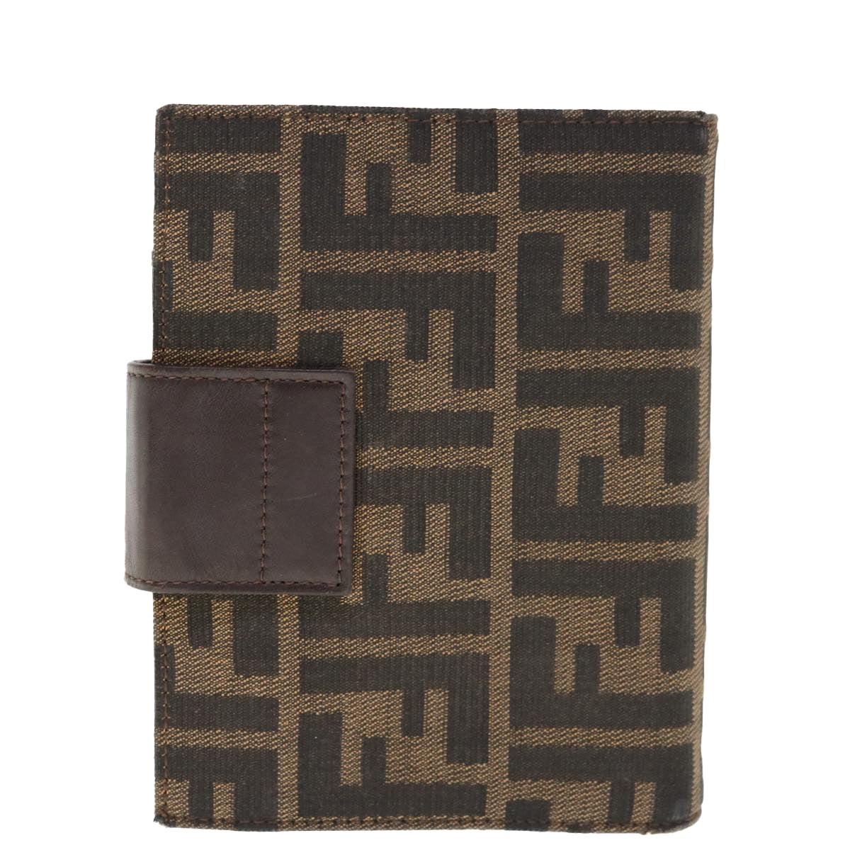 FENDI Zucca Canvas Day Planner Cover Brown 66144