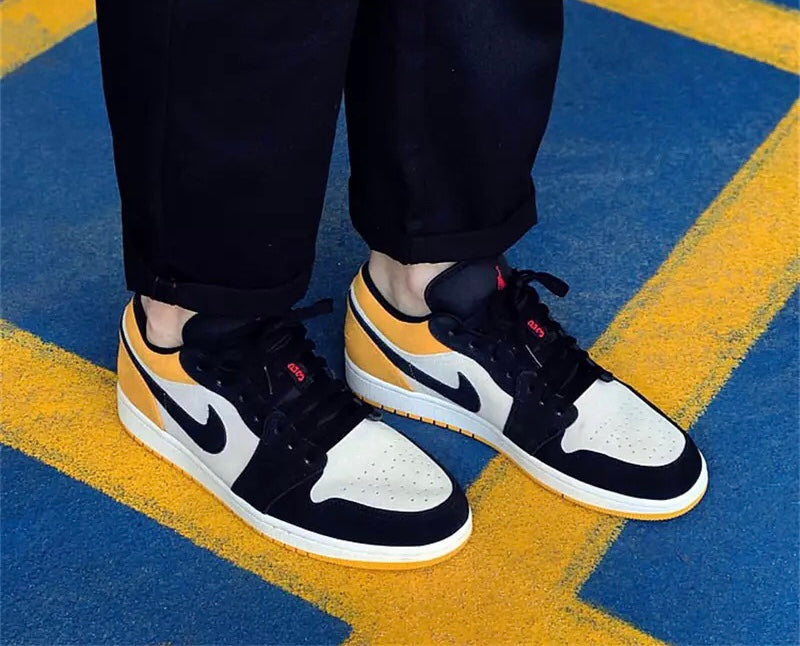 GLM - AJ1 black and yellow toes