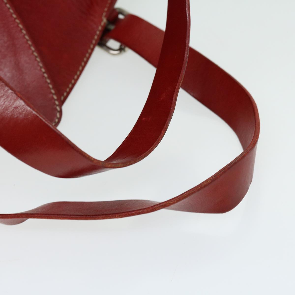 FENDI Zucca Canvas Hand Bag Brown Red 66308