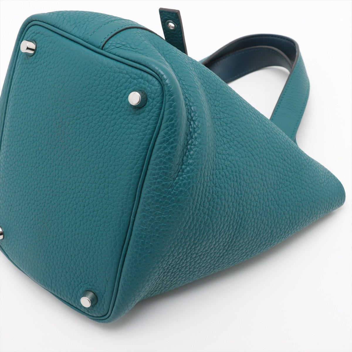 Hermes Picotin Lock Ecla PM  Claimance Swift VerbosphorusÃƒÆ’Ã¢â‚¬â€ Blue Wurtmelmer Silver  D2019