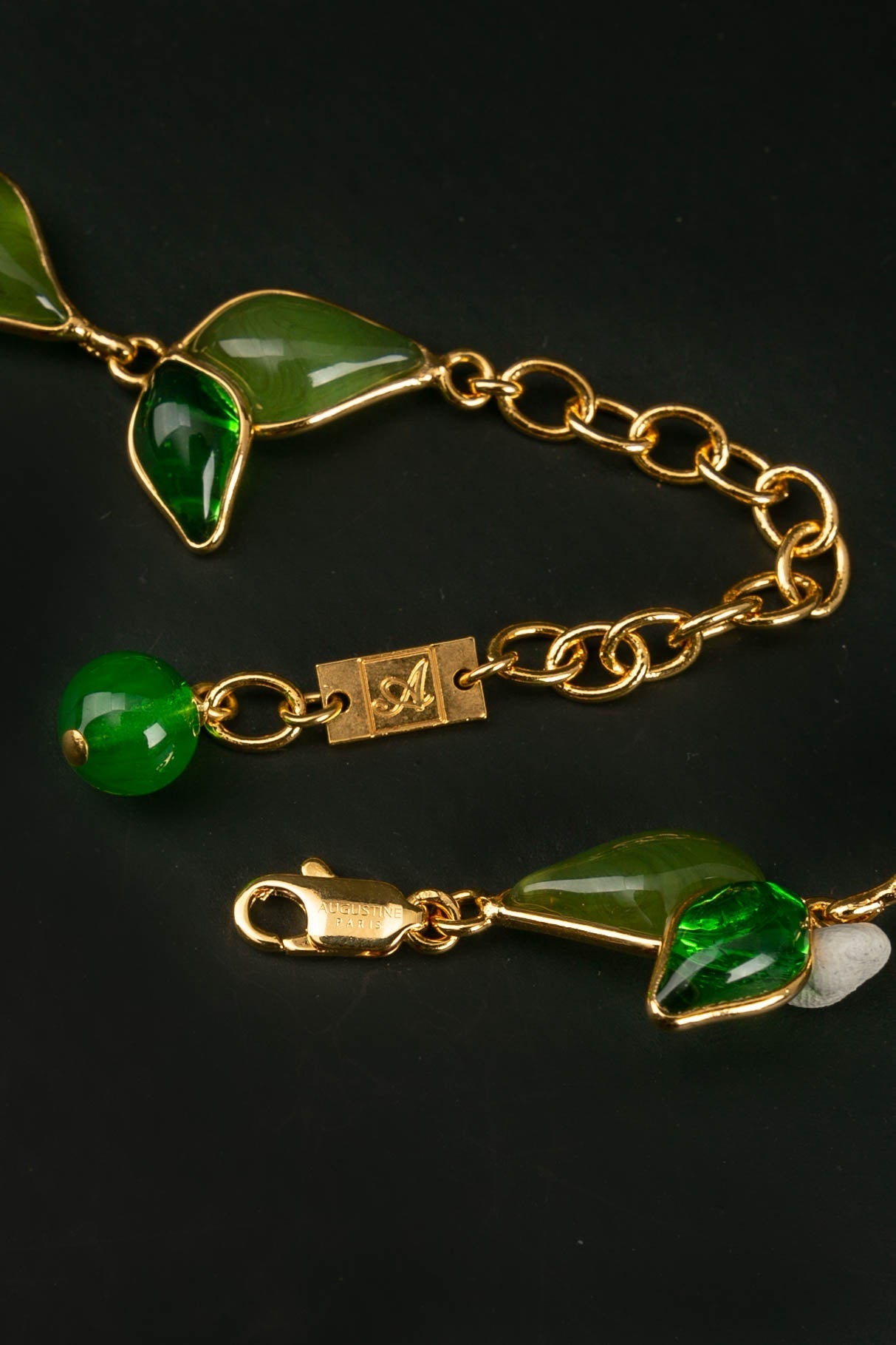 Collier en pÃƒÆ’Ã‚Â¢te de verre Augustine