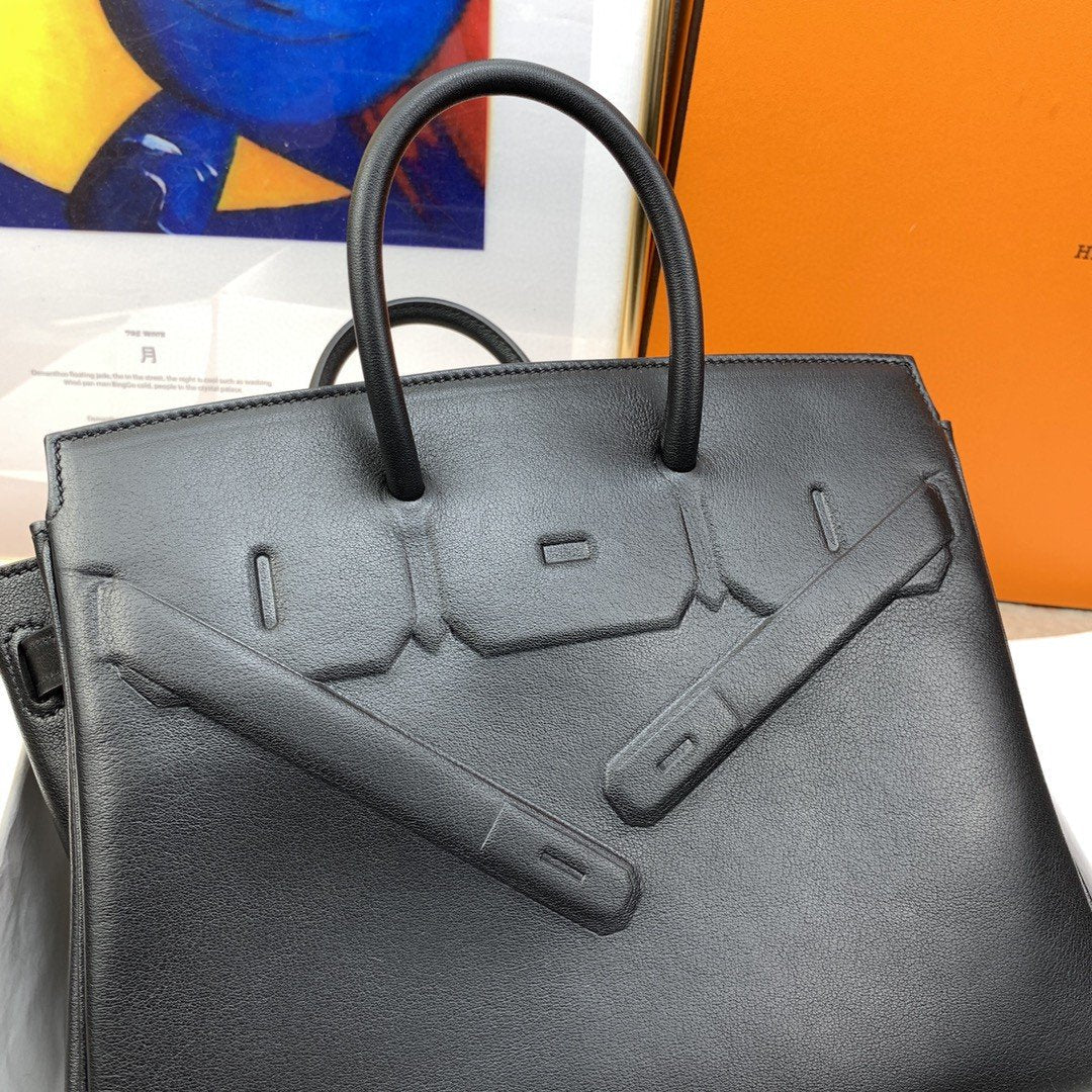 GLAMI Etoupe Shadow Birkin Black For Women 10in/25cm