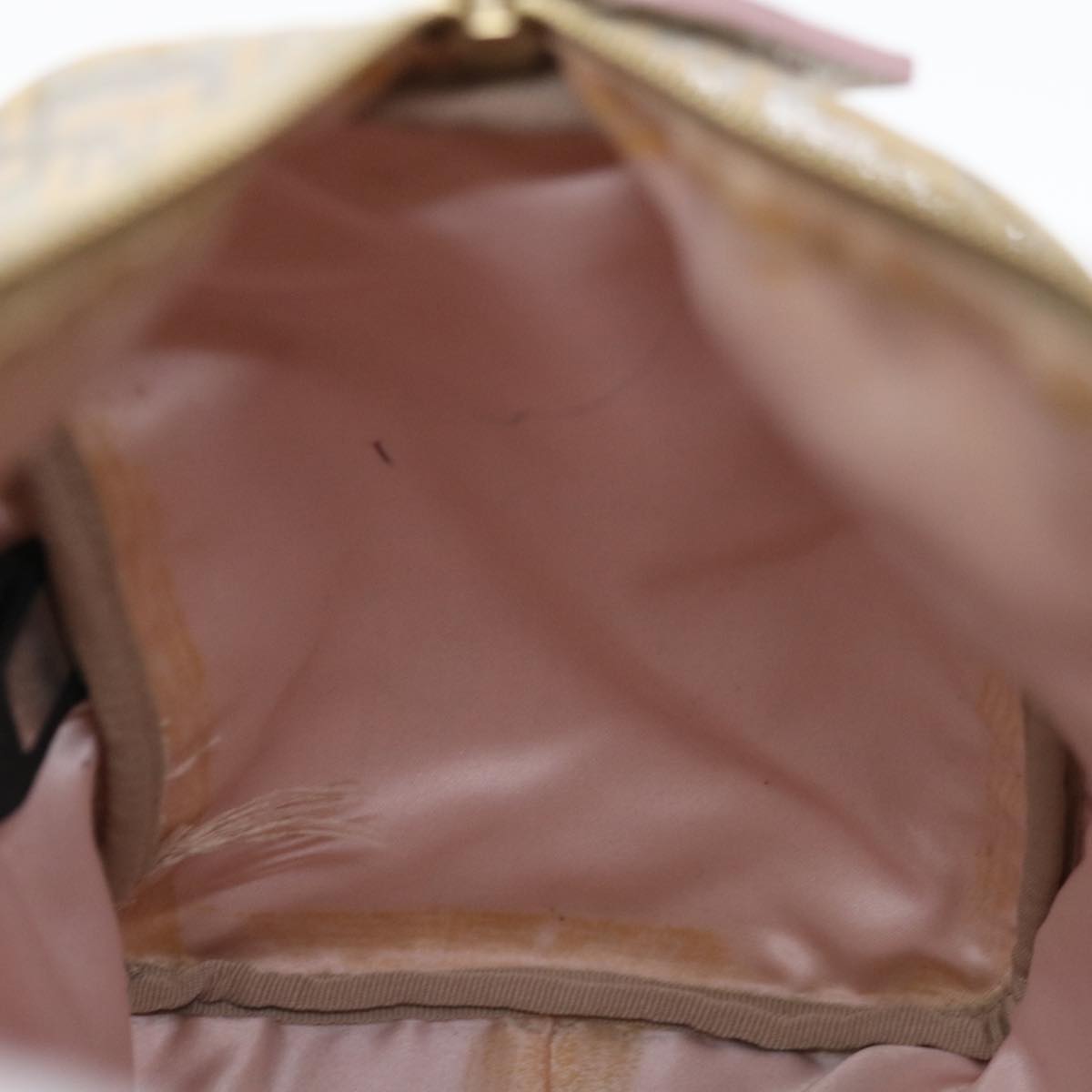FENDI Zucchino Canvas Hand Bag Beige 66924