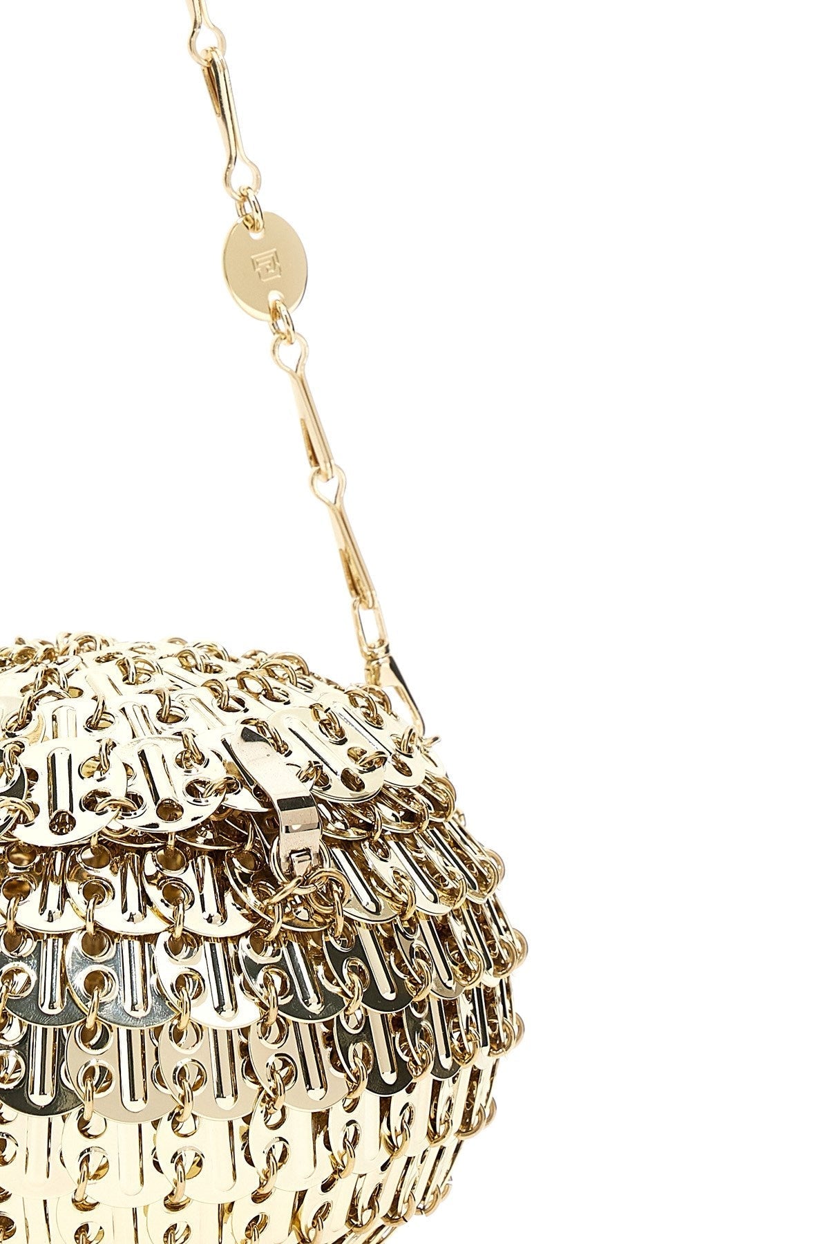 Rabanne Women 'Small 1969 Gold Ball-Shaped' Handbag