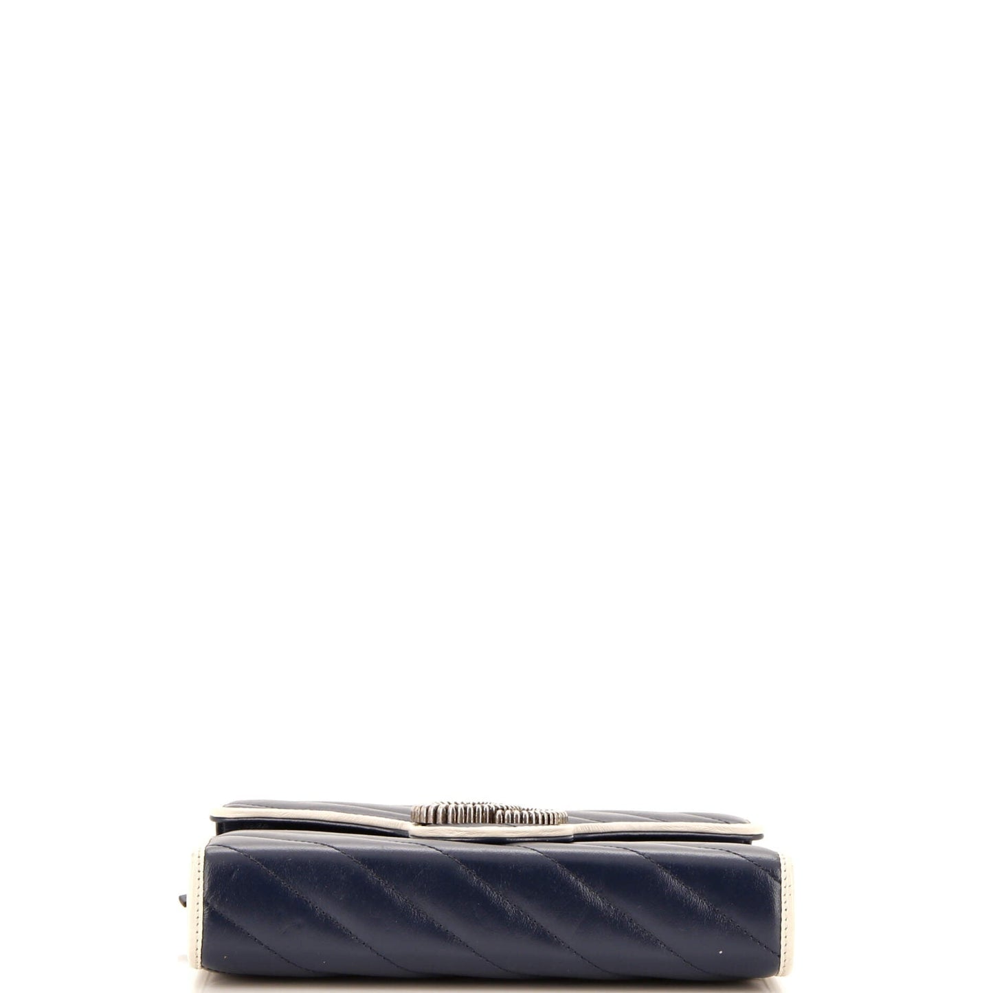GG Marmont Chain Wallet Diagonal Quilted Leather Mini