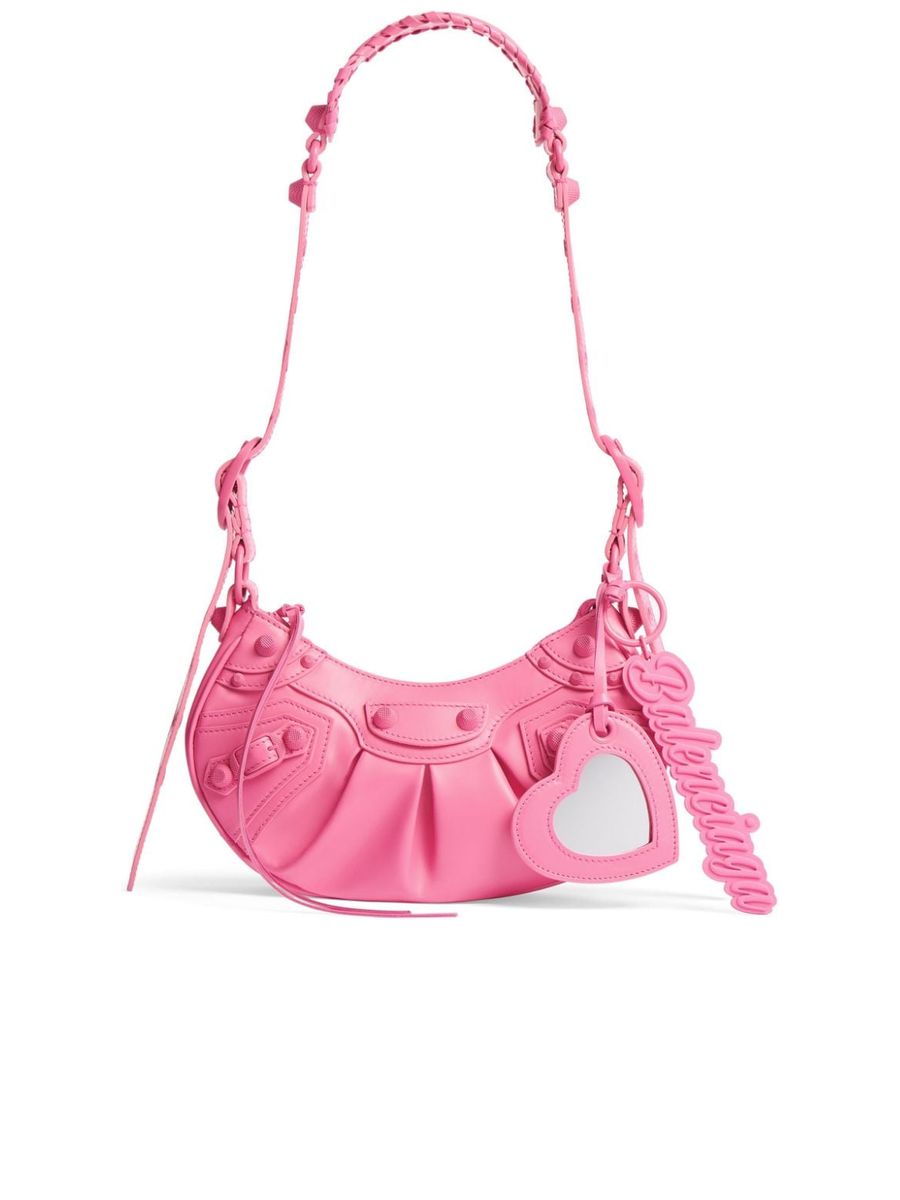 Le Cagole XS Shoulder Bag in Fuchsia