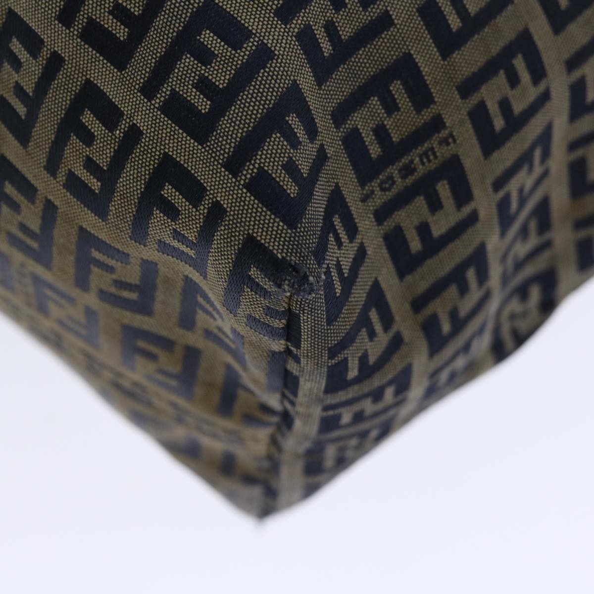 FENDI Zucchino Canvas Tote Bag Navy 4276 26764 018 67226