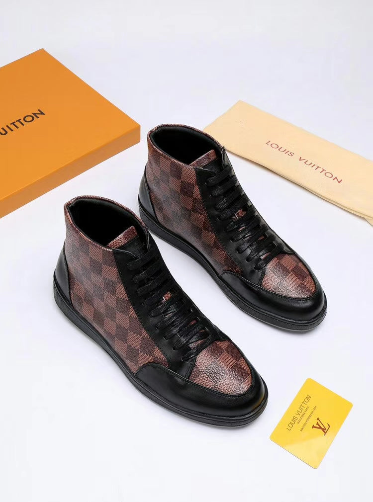 GLM - LUV HIgh Top Brown Sneaker