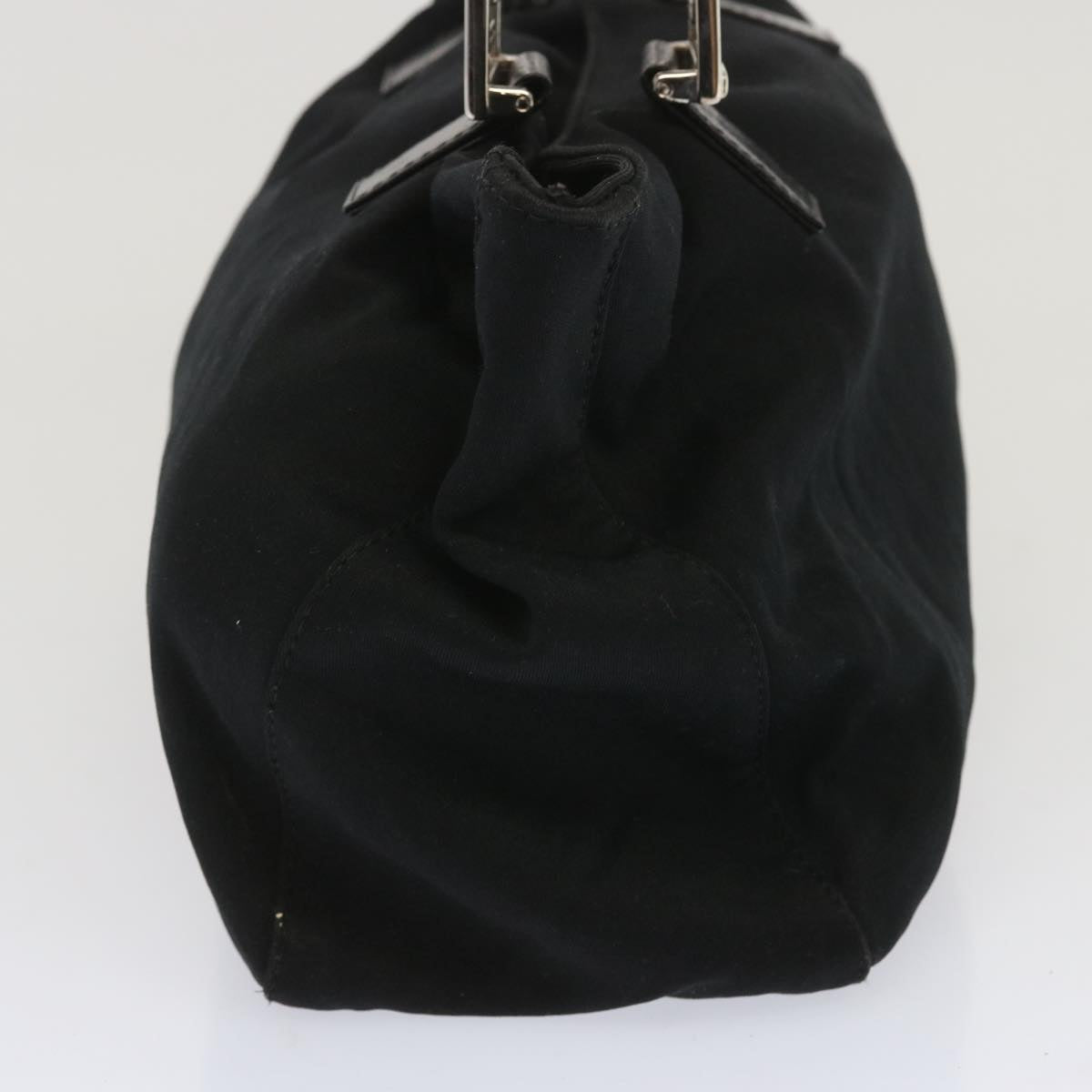 FENDI Hand Bag Nylon Black 67349