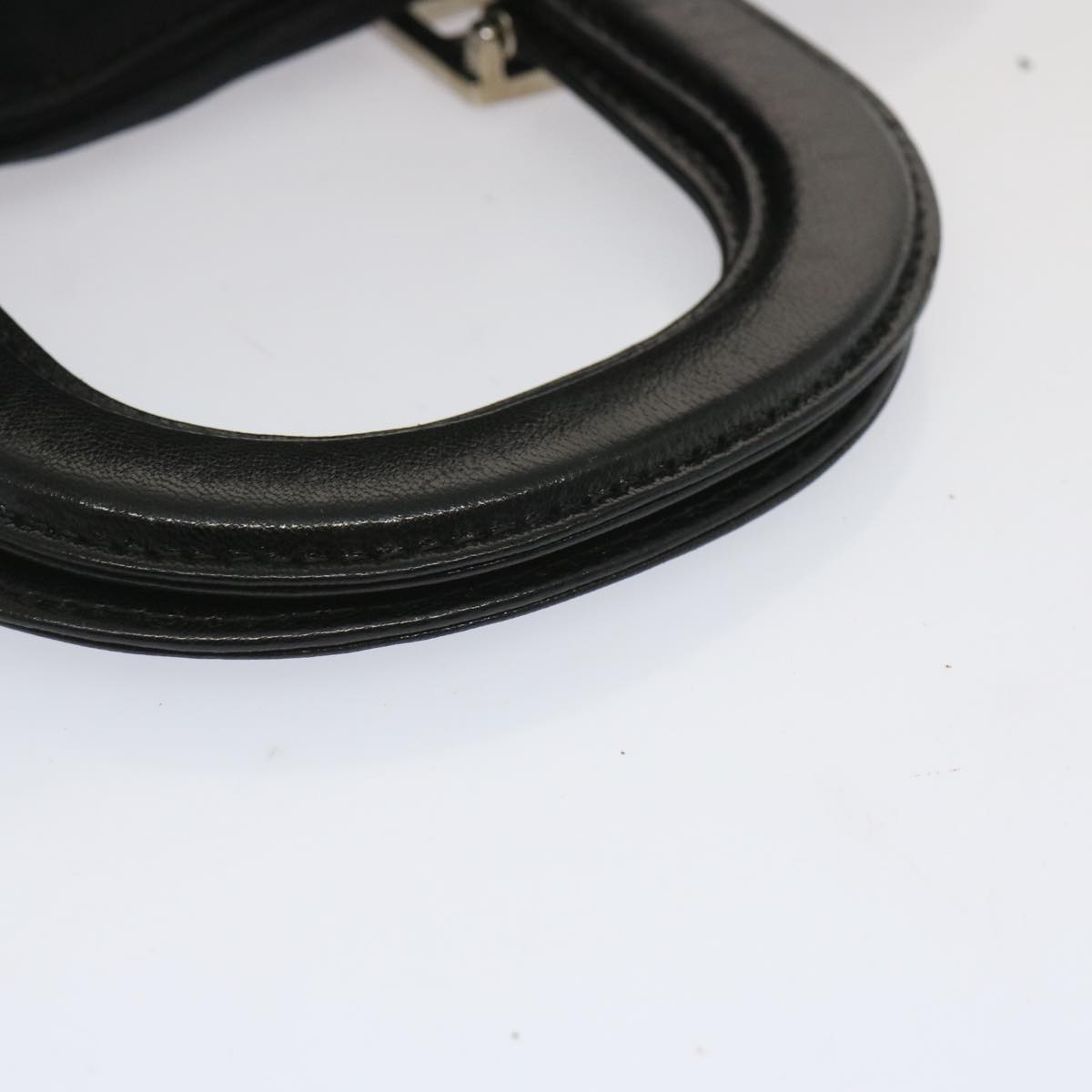 FENDI Hand Bag Nylon Black 67349