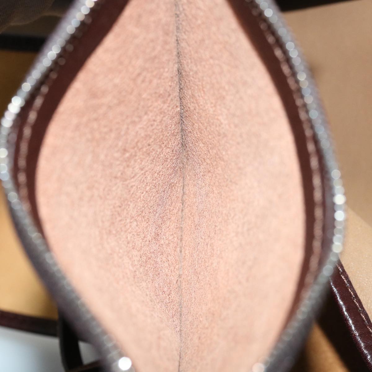 FENDI Tote Bag Leather Beige 67352