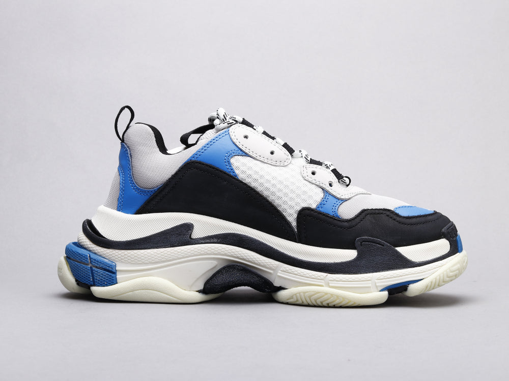 GLM - Bla Triple S Black And White Blue Sneaker