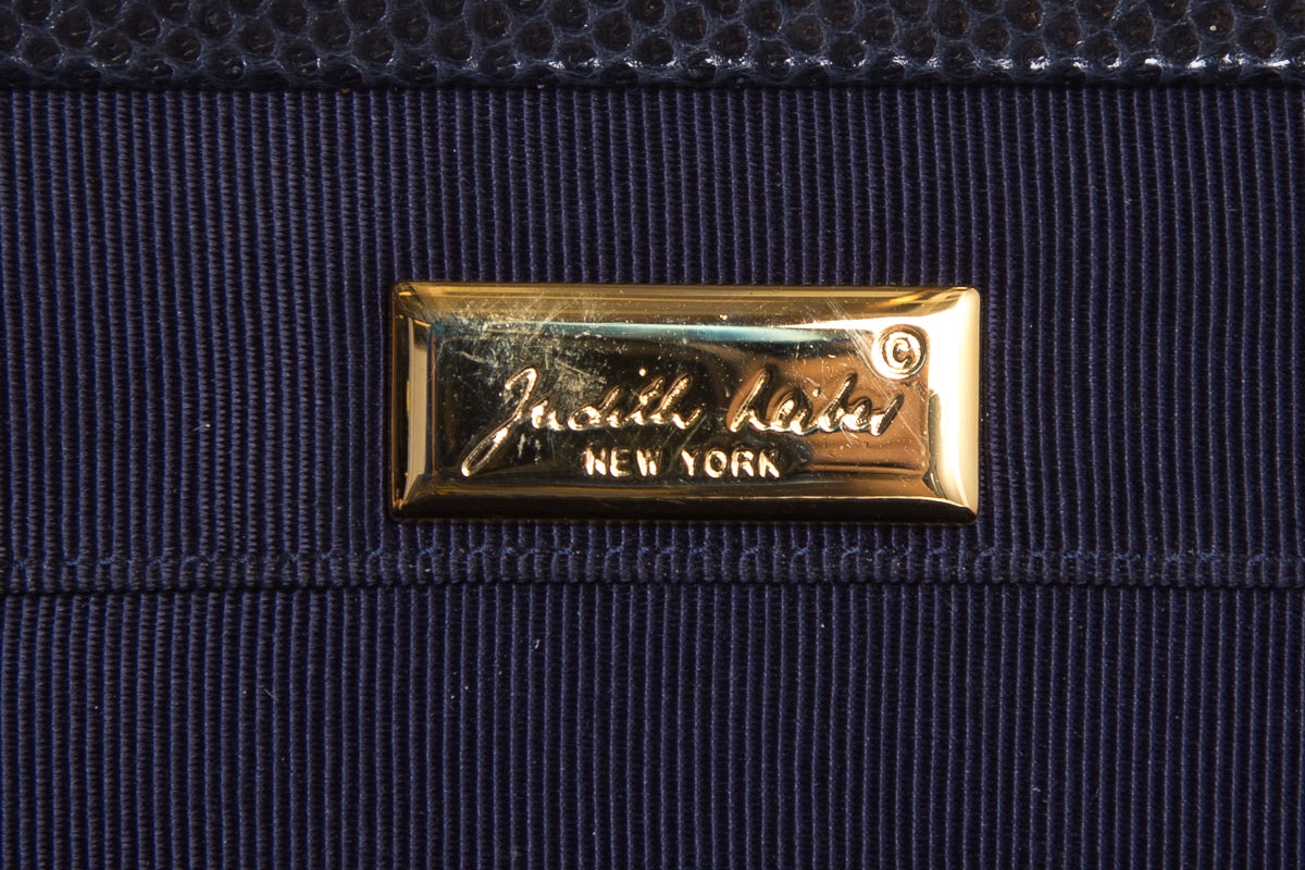 Judith Leiber Navy Evening Bag