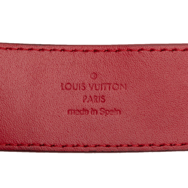 Louis Vuitton Monogram New Wave Sanctuary Belt 32/80 M0096 Red Multicolor Leather  Louis Vuitton