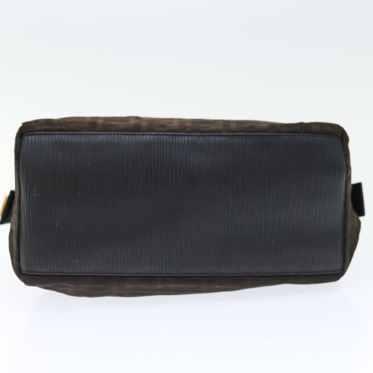 FENDI Zucca Canvas Hand Bag Black 67993