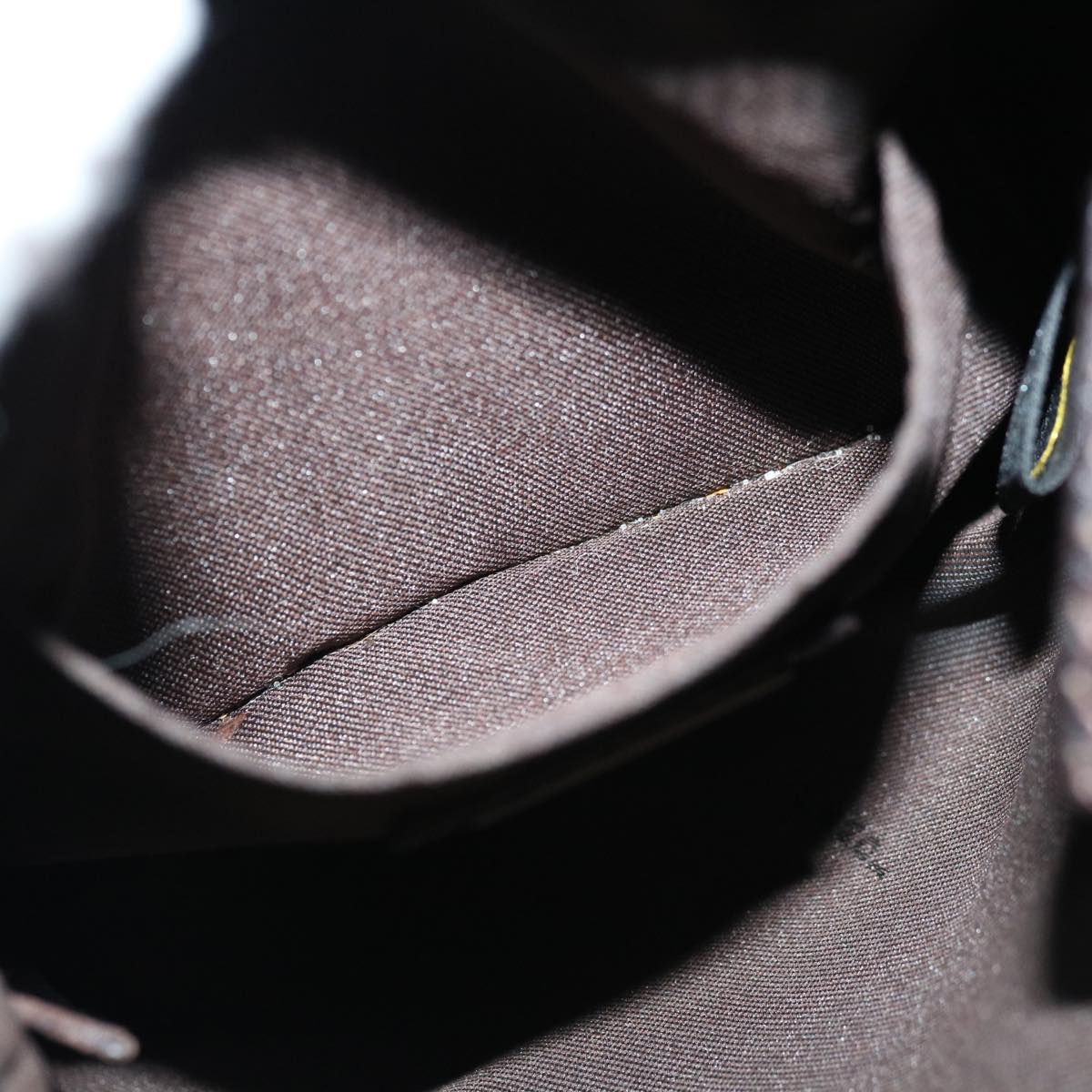 FENDI Zucca Canvas Shoulder Bag Black Brown 67995