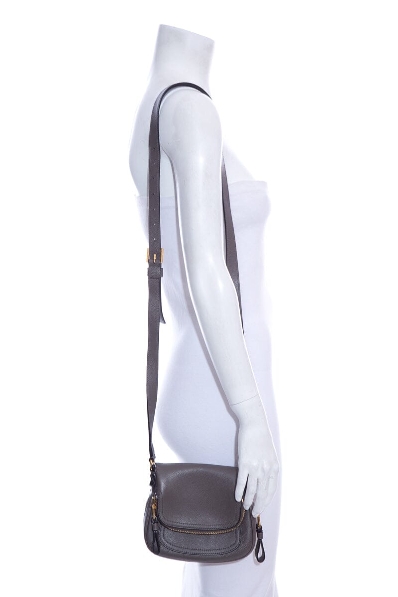 Tom Ford "Jennifer" Small Grey Cross-Body