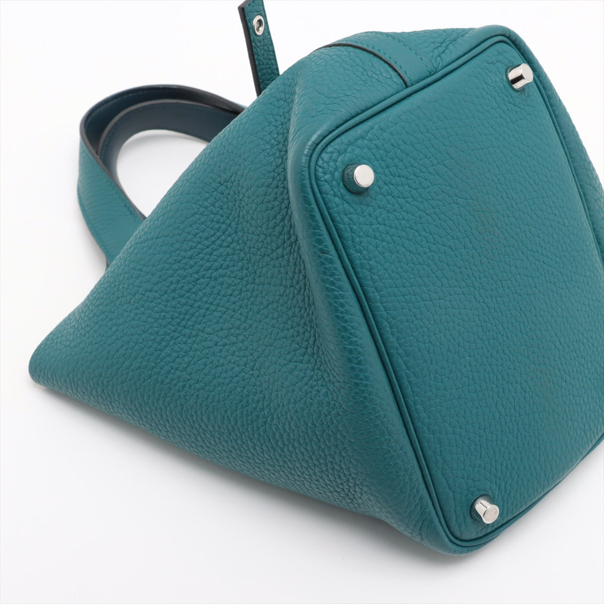 Hermes Picotin Lock Ecla PM  Claimance Swift VerbosphorusÃƒÆ’Ã¢â‚¬â€ Blue Wurtmelmer Silver  D2019