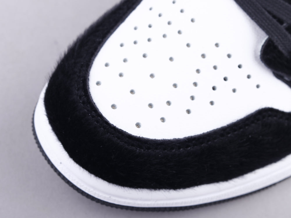 GLM - AJ1 horsehair black and white