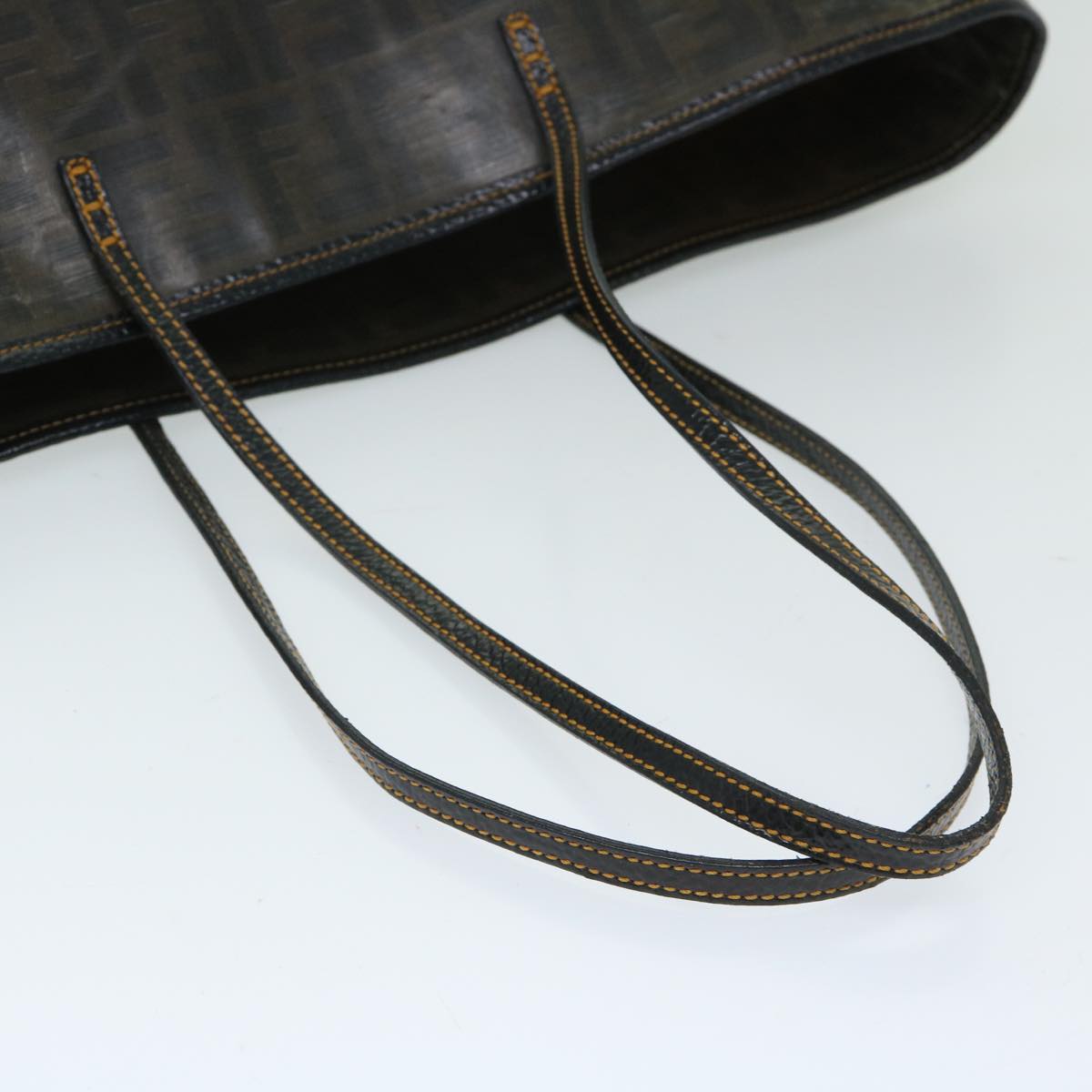 FENDI Zucca Canvas Tote Bag Brown 68069