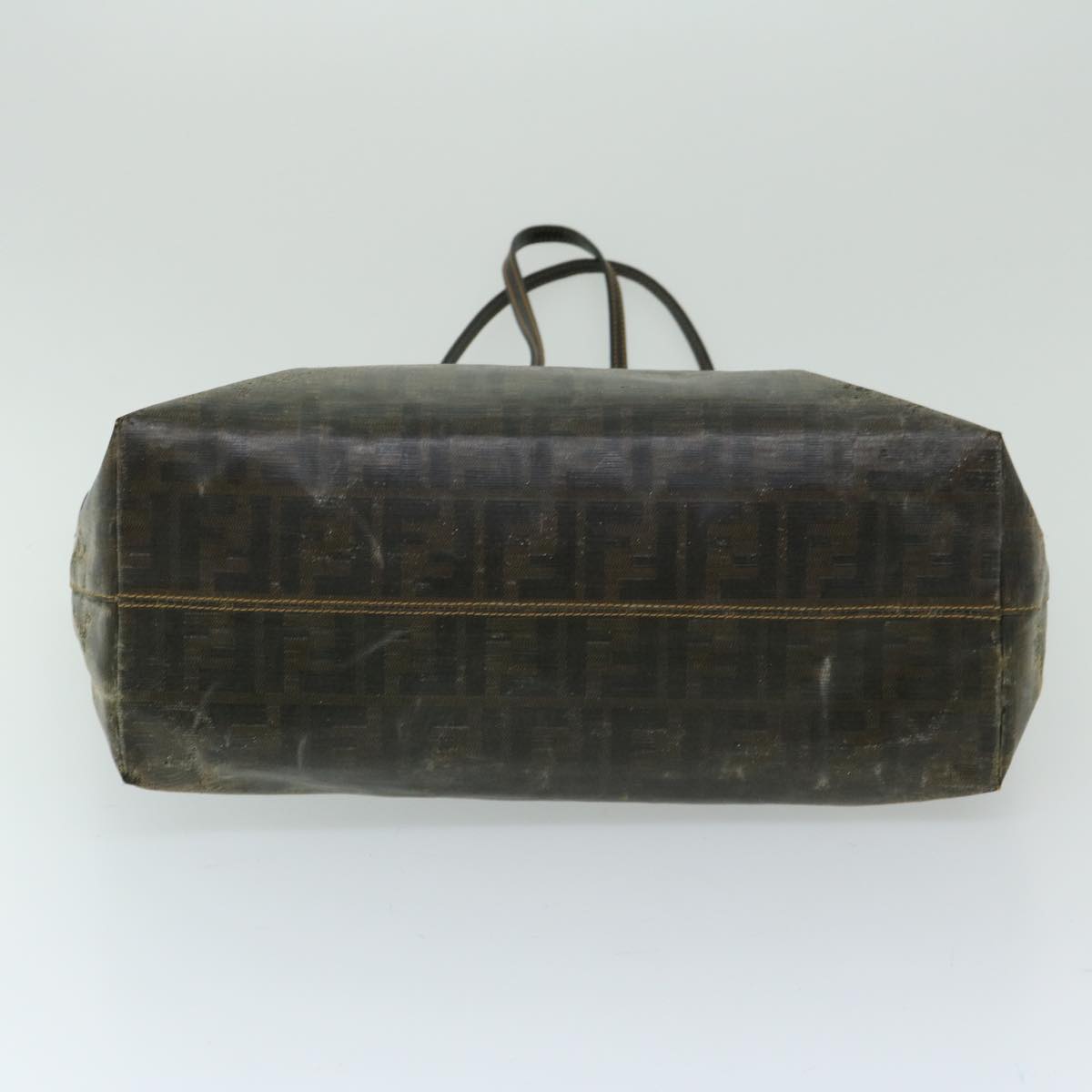 FENDI Zucca Canvas Tote Bag Brown 68069