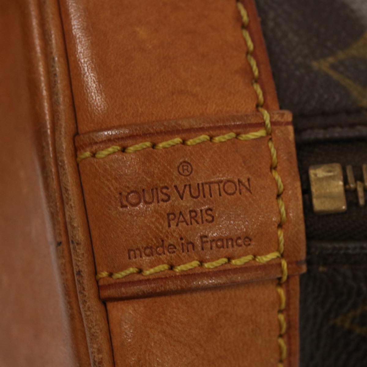 LOUIS VUITTON Monogram Alma Hand Bag M51130 LV 68119