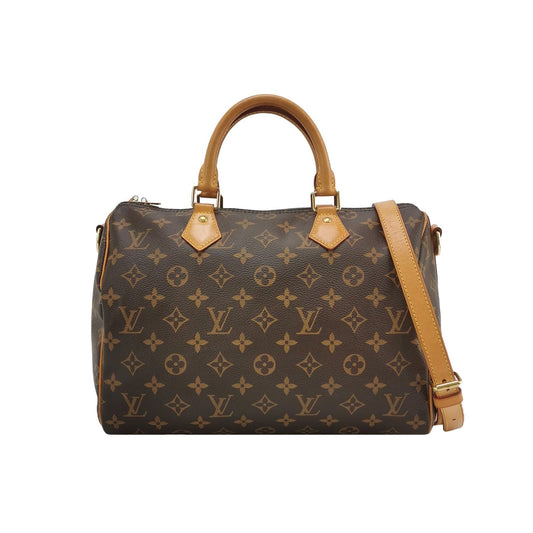 Preloved Louis Vuitton Speedy 30 Monogram Crossbody Bag 250526781209345