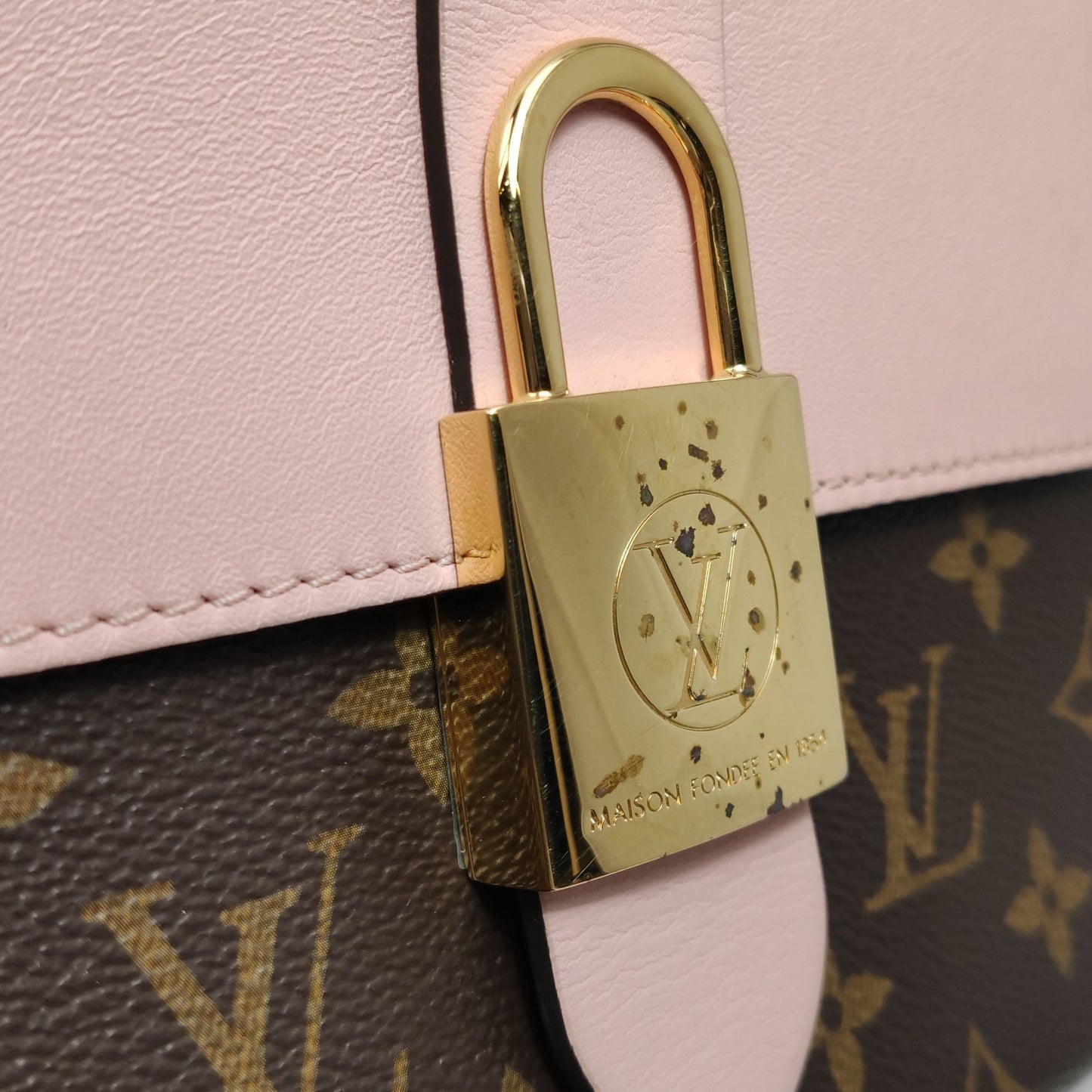 Preloved Louis Vuitton Locky BB Monogram Lock Shoulder Bag 250514781192757