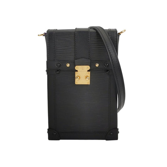 Preloved Louis Vuitton Trunk Vertical Leather Crossbody Bag 250512781188892
