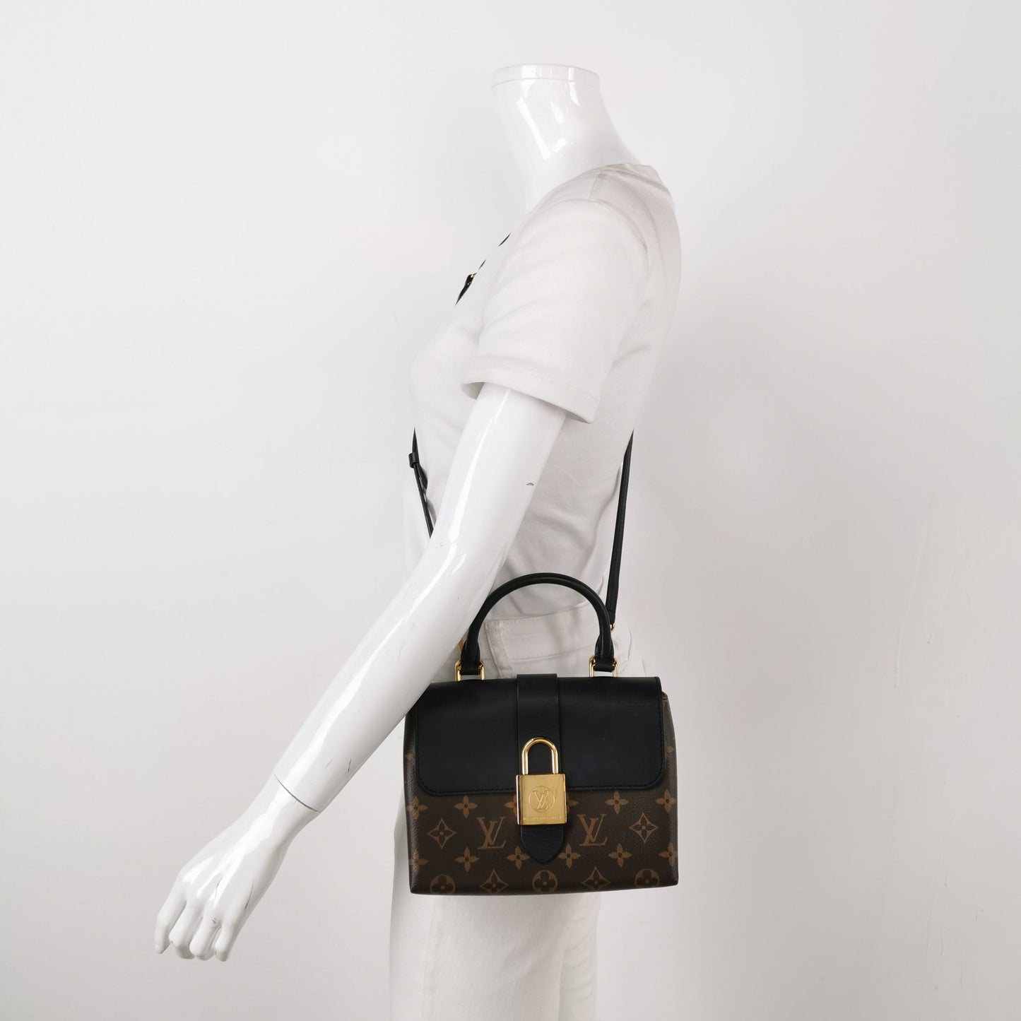 Preloved Louis Vuitton LockyBB Monogram Lock Shoulder Bag with Chip 250421781158785