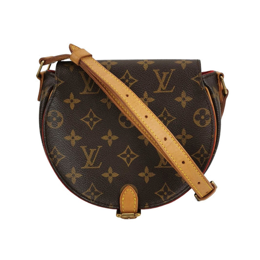 Preloved Louis Vuitton Tambourin Monogram Canvas Flap Crossbody Bag 250418781154762