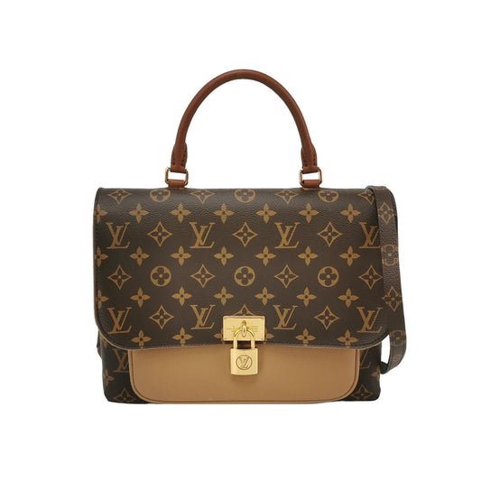 Preloved Louis Vuitton Marignan Leather Monogram Crossbody Bag 250311781100083