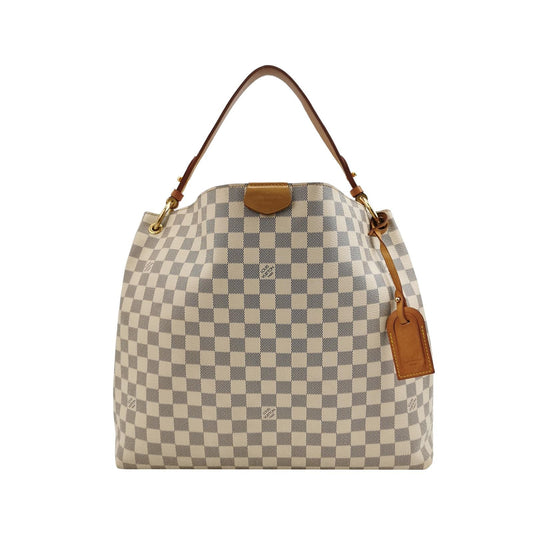 Preloved Louis Vuitton Graceful Medium Logo Monogram Shoulder Bag 250529781214080