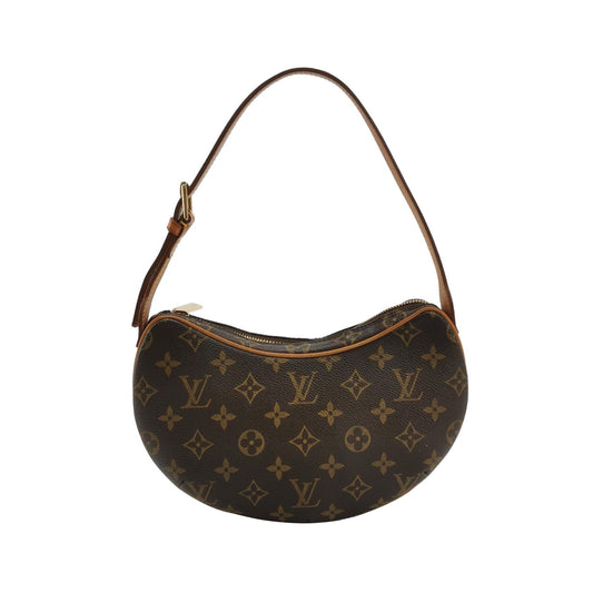 Preloved Louis Vuitton Croissant Pea Bag Small Monogram Print Curved Shoulder Bag 250529781212954