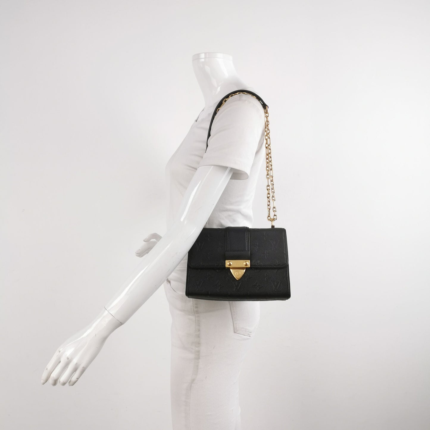Preloved Louis Vuitton Saint Sulpice Leather Shoulder Bag 250604781222541
