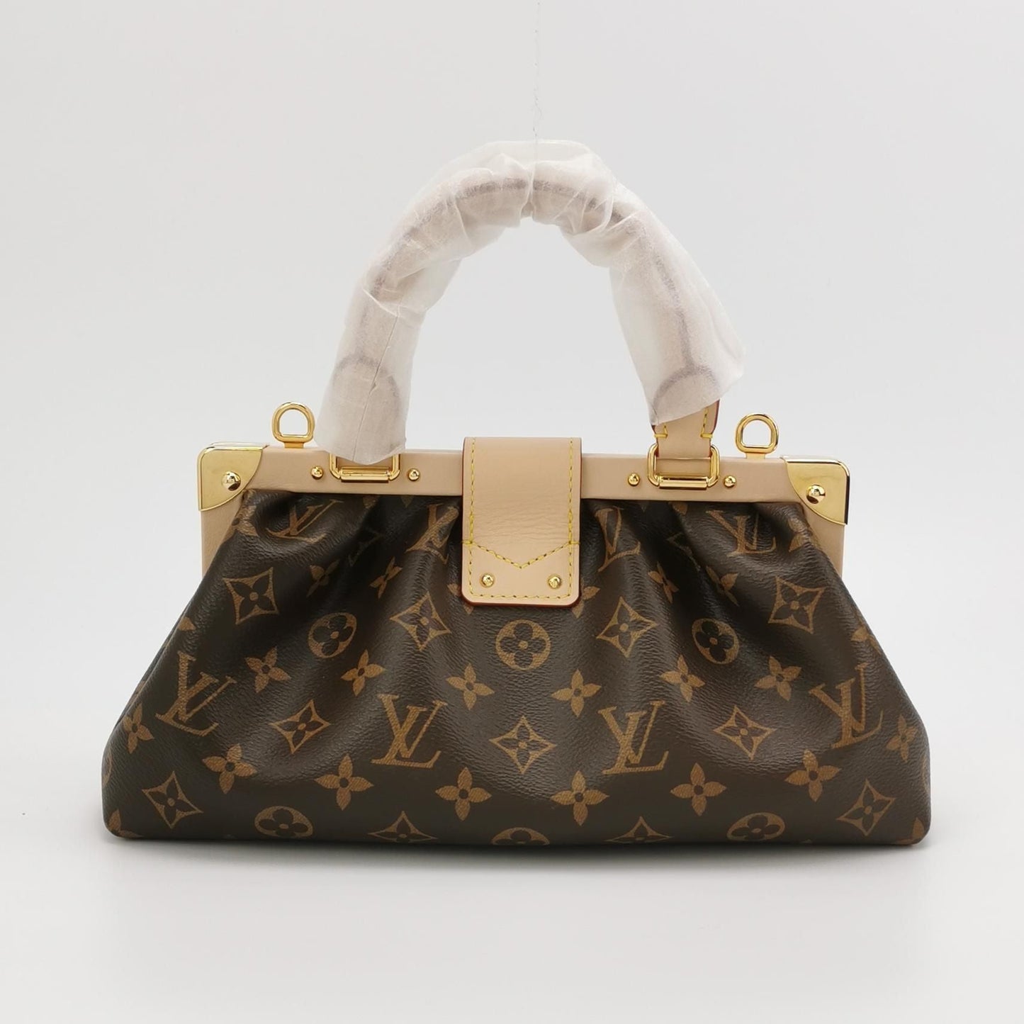 Preloved Louis Vuitton Clutch Box Medium Monogram Shoulder Bag with Chip 250603781221026