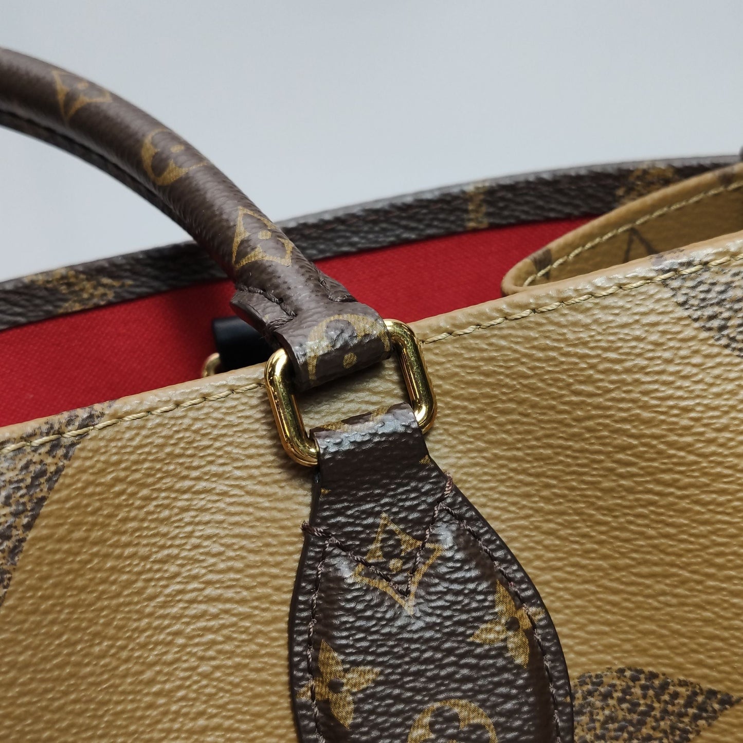 Preloved Louis Vuitton Onthego Medium Gaint Monogram Shoulder Bag Microchip 250603781221023