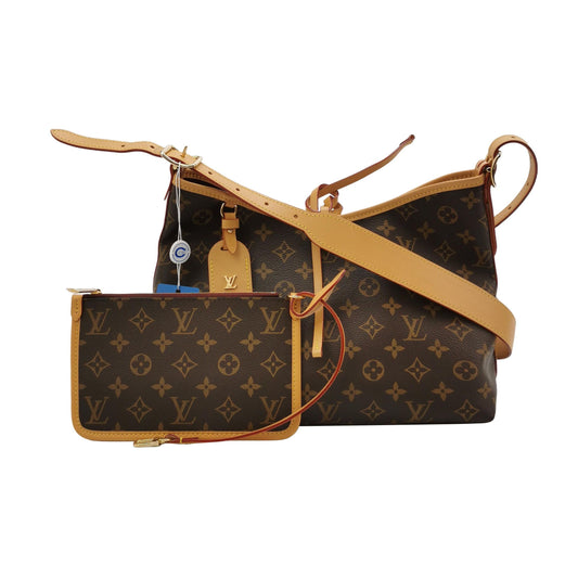 Preloved Louis Vuitton Carry All Small Monogram Print Crossbody Shoulder Bag with Chip 250602781219096