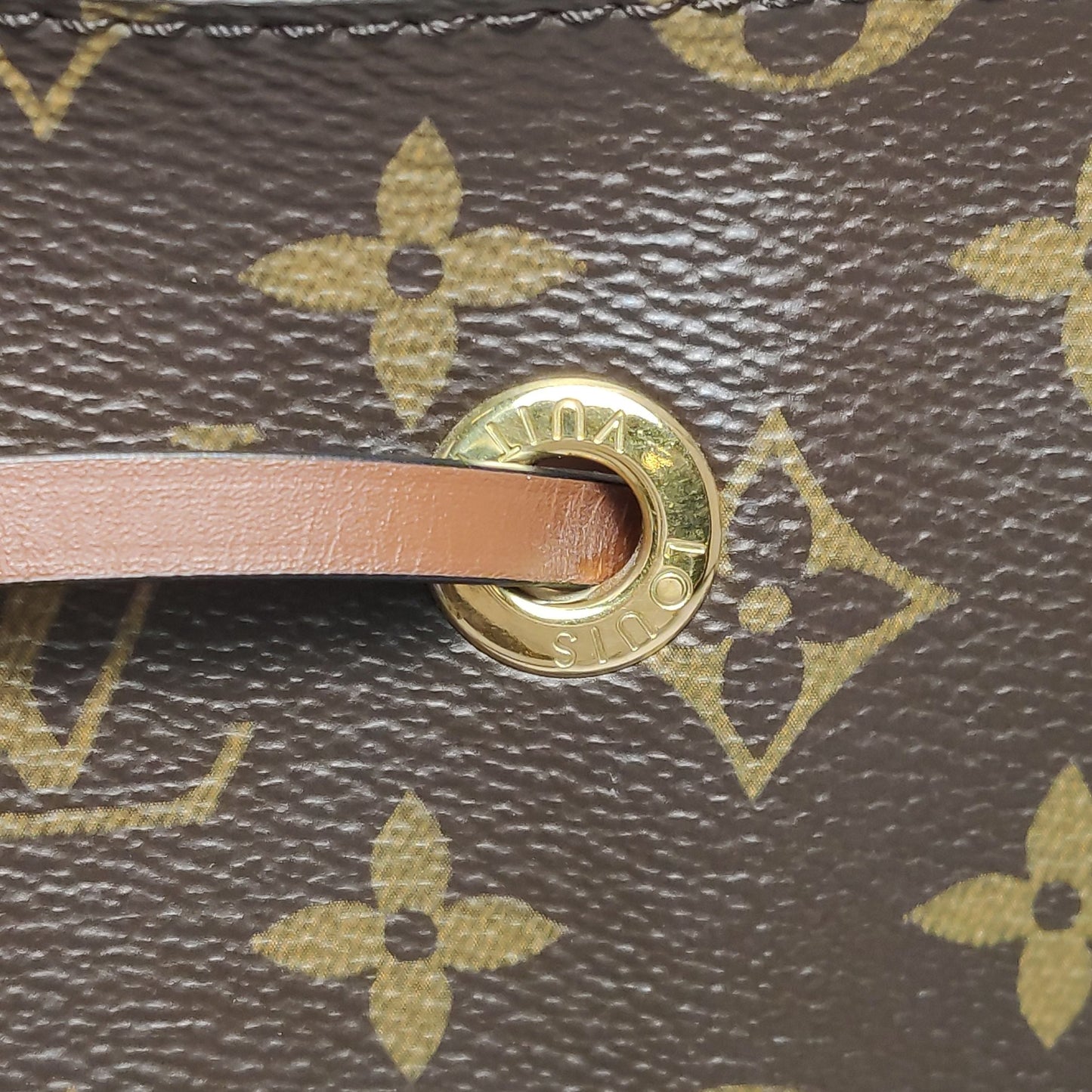 Preloved Louis Vuitton NÃ‰ONOÃ‰ Medium Monogram Canvas Drawstring Shoulder Bag with Chip 250602781218534