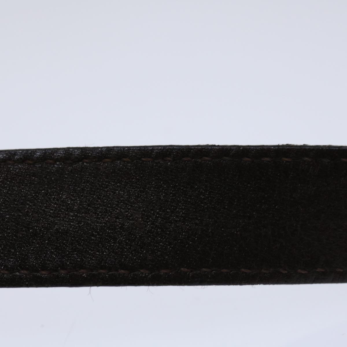 FENDI Zucca Canvas Mamma Baguette Shoulder Bag Black Brown 68582