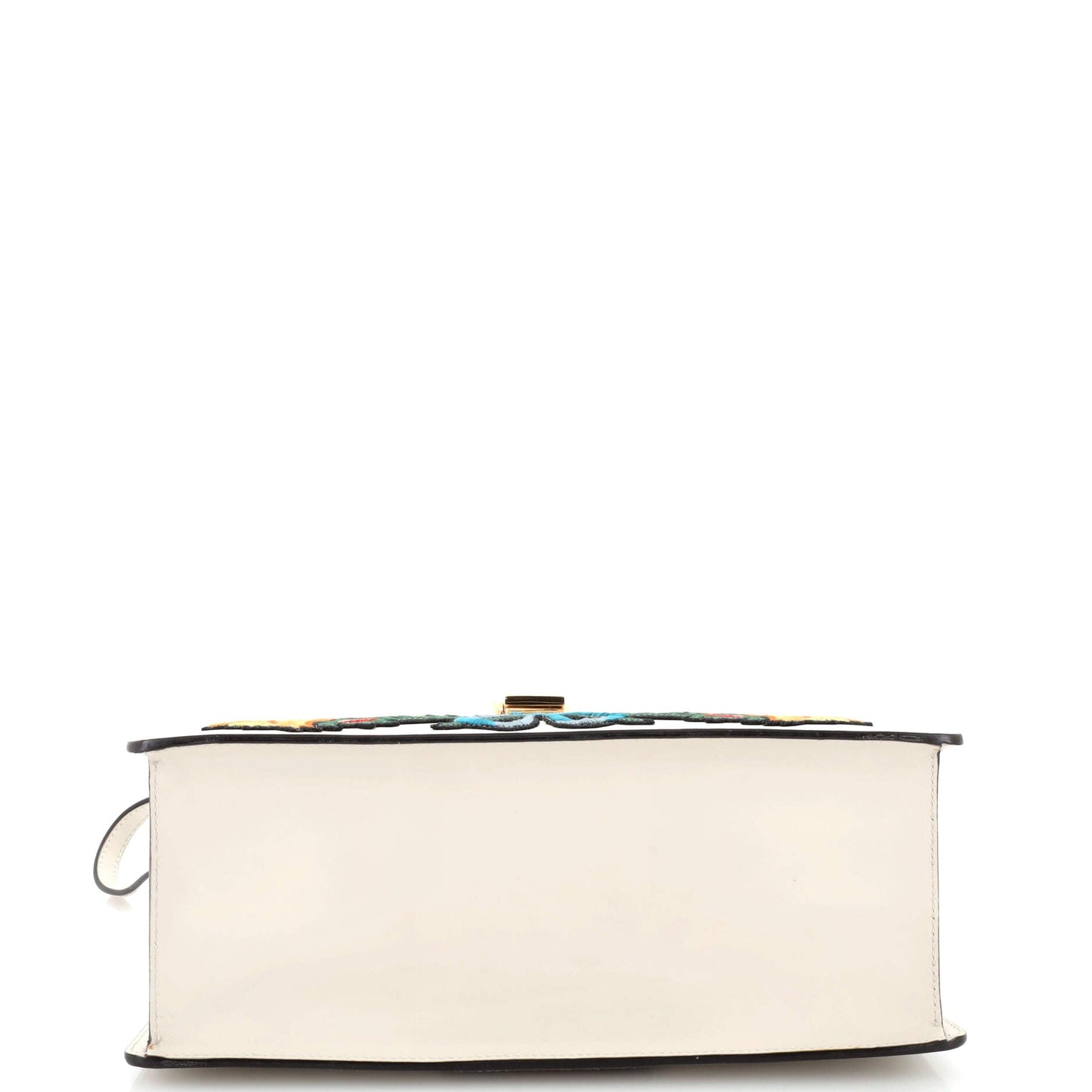 Sylvie Top Handle Bag Embroidered Leather Medium