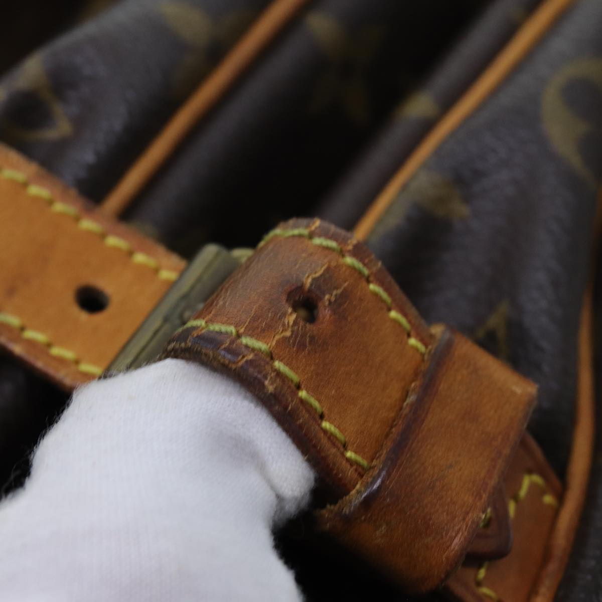 LOUIS VUITTON Monogram Saumur 30 Shoulder Bag M42256 LV 68910