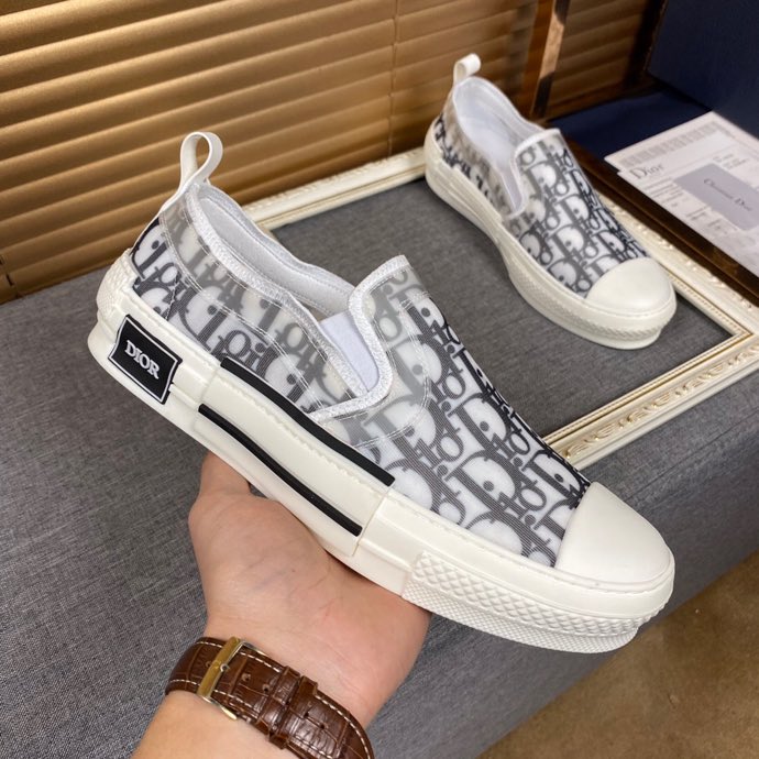 GLM - DIR B23 Slip Black And White LOW-TOP SNEAKER