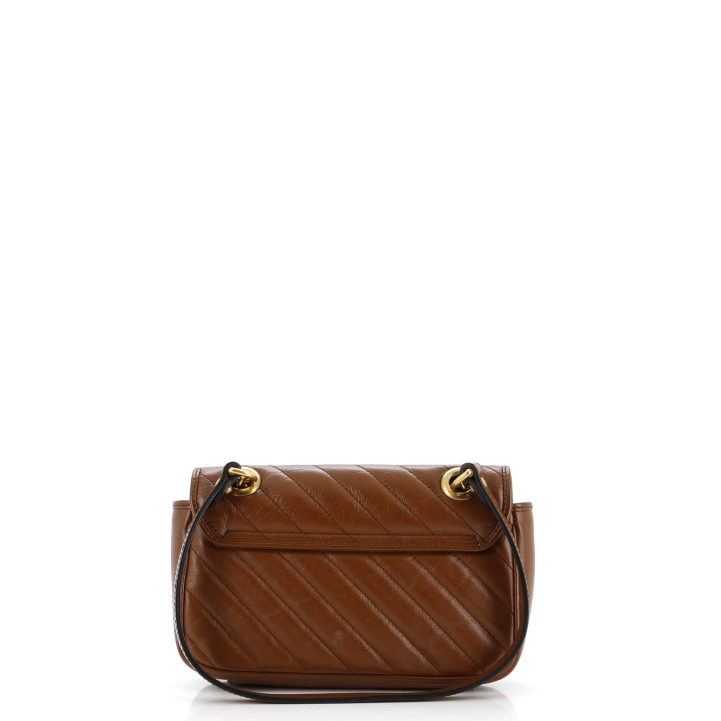 GG Marmont Flap Bag Diagonal Quilted Leather Mini