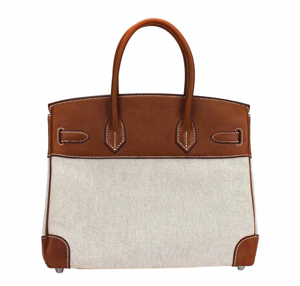 HermÃƒÆ’Ã‚Â¨s Birkin 30 Bag Toile Natural