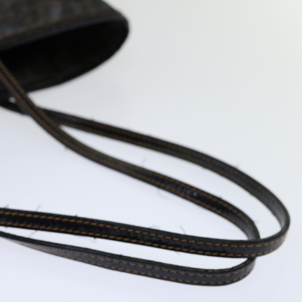 FENDI Zucca Canvas Tote Bag Black Brown 69237